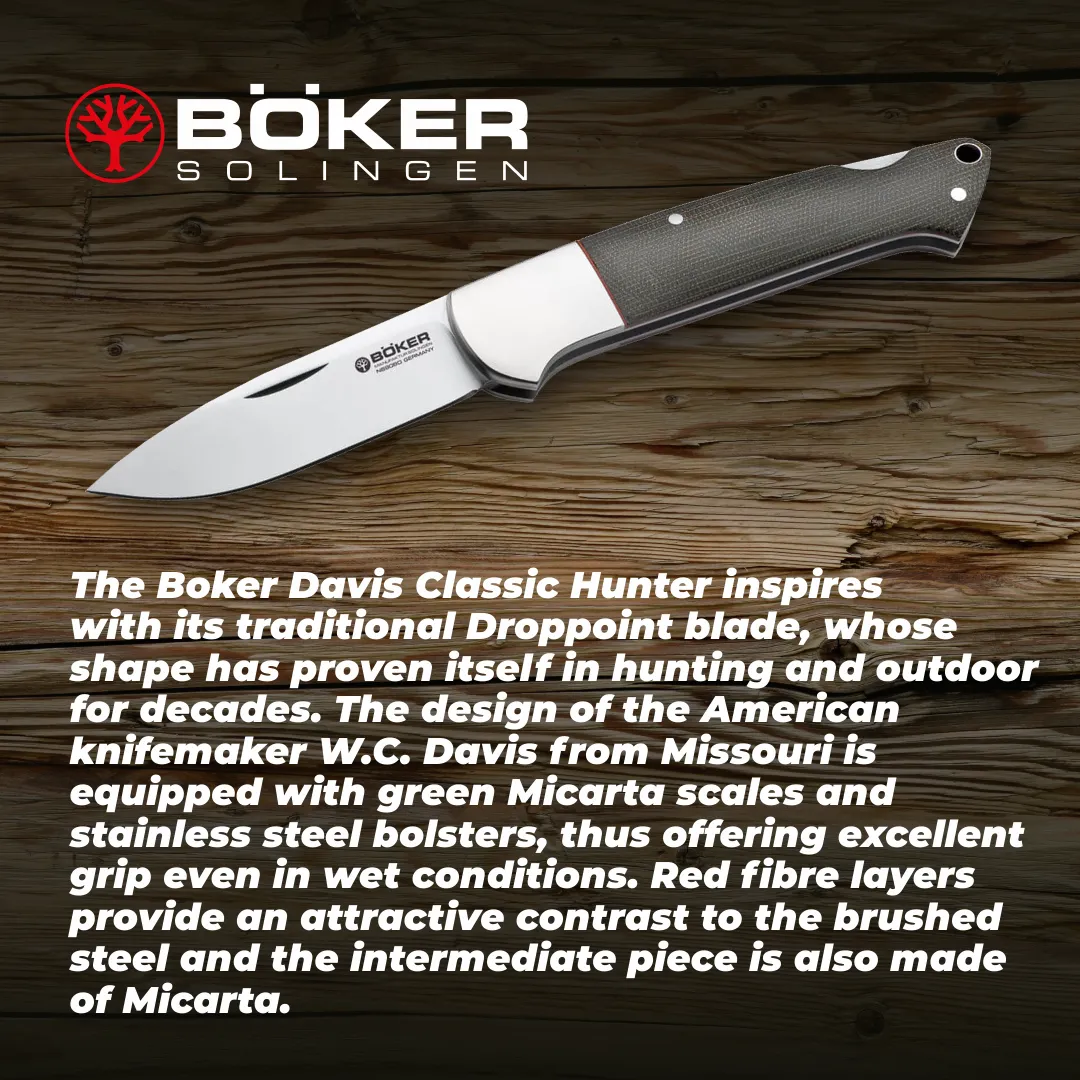 Boker Davis Classic Hunter Folding Knife