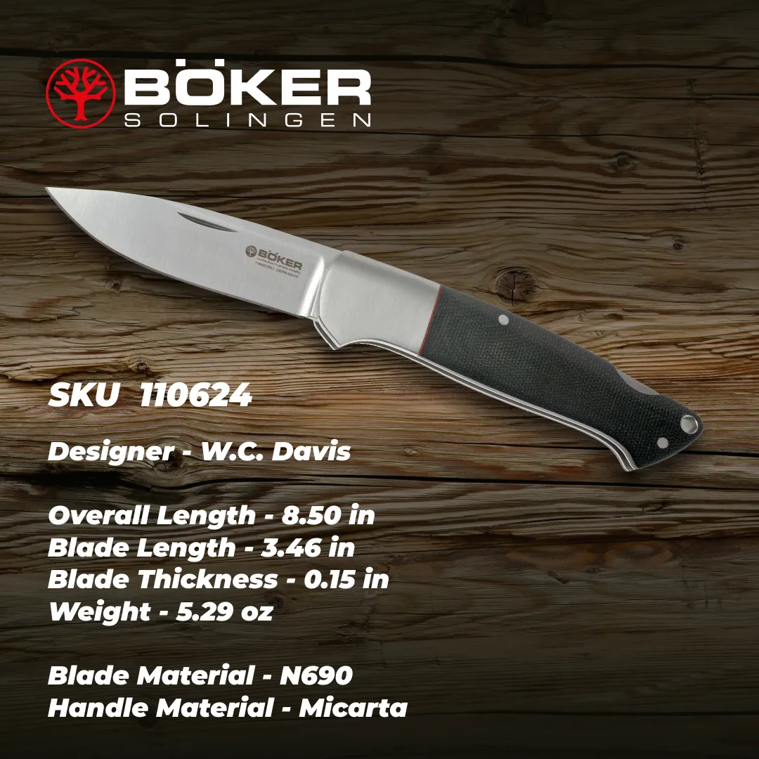 Boker Davis Classic Hunter Folding Knife