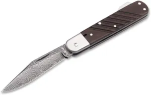 Boker Manufaktur Solingen 98K Damascus - Local German Walnut Scales And Chad Nichols Forged Damascus Blade, Individually Numbered