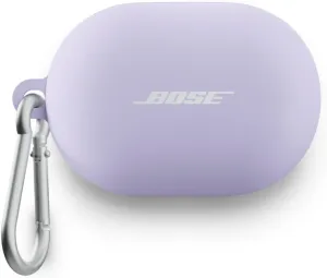 Bose QuietComfort Earbuds Silicone Case Cover, Protective Silicone Exterior, with Aluminum Carabiner for Convenient Carrying, Chilled Lilac