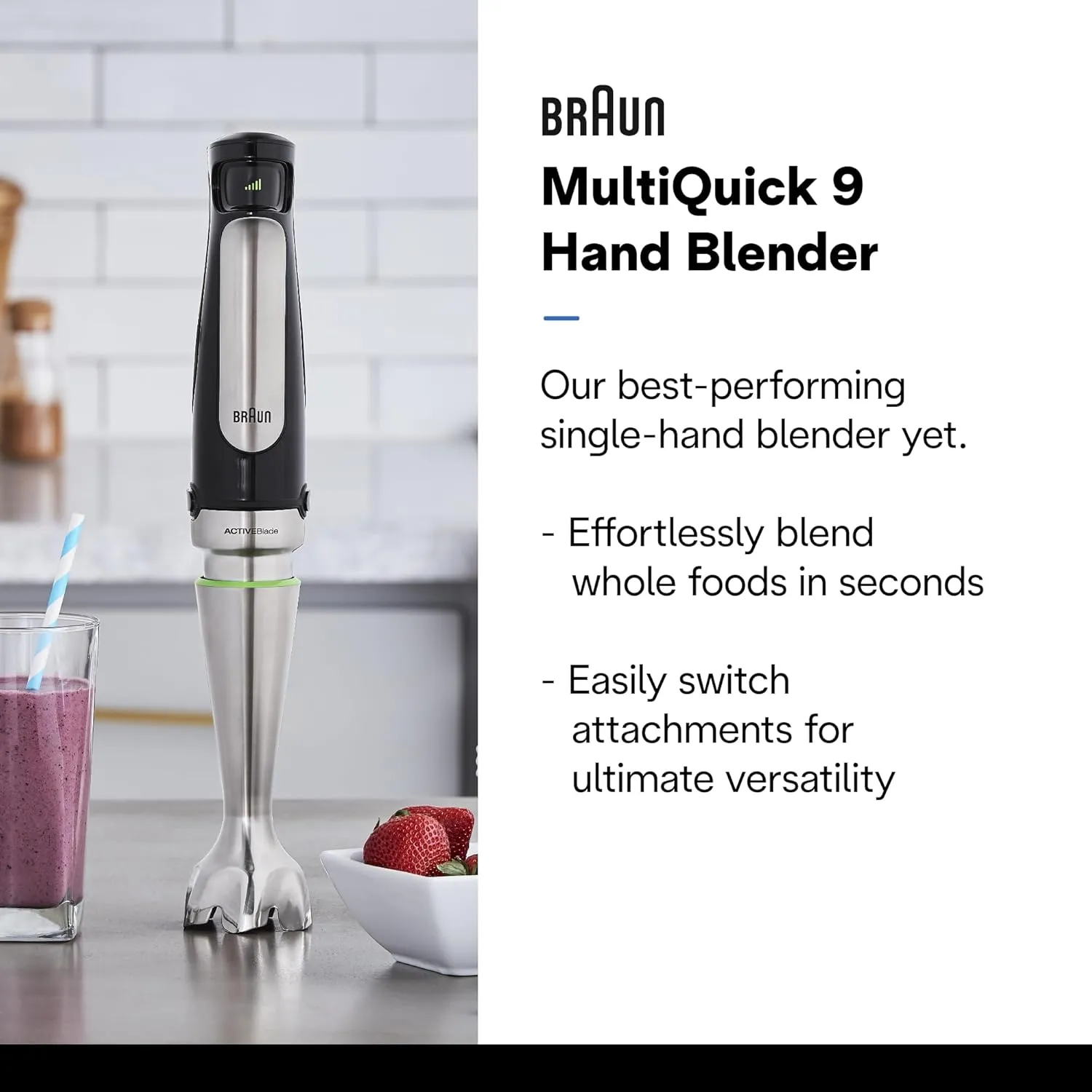 Braun MQ9137XI MultiQuick 9 Hand Blender with Imode Technology