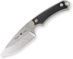 Buck Knives 664 Alpha Hunter Select Fixed Blade Hunting Knife with 420HC Steel, Gray
