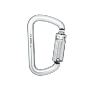 C777 Chrome Locksafe Steel Carabiner, ANSI