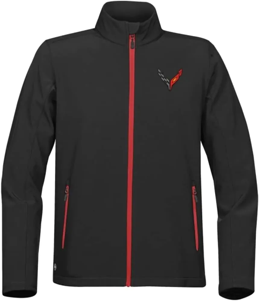 C8 Corvette High-Performance Soft Shell Jacket - Next Generation Zip Up (X-Large)