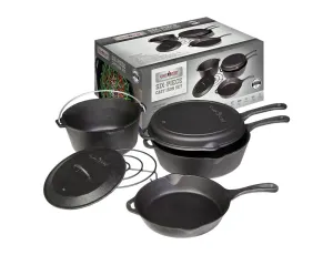 Camp Chef 6 Piece Cast Iron Cooking Set