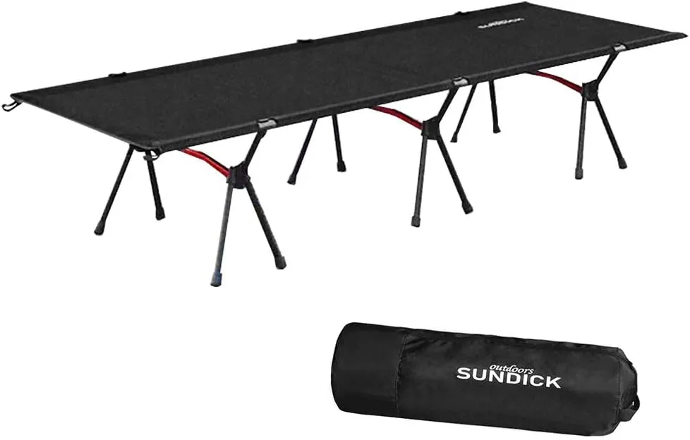 Camping Bed,Outdoor Portable Folding Bed Single Person Camping Cot 265LB Bearing Weight Compact for Outdoor Picnic Camping Hiking