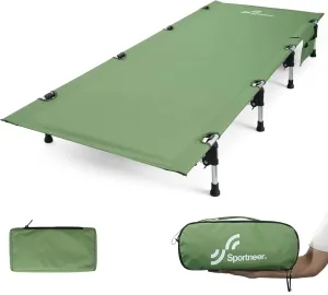 Camping Cot Folding Portable Lightweight Bed for Adults