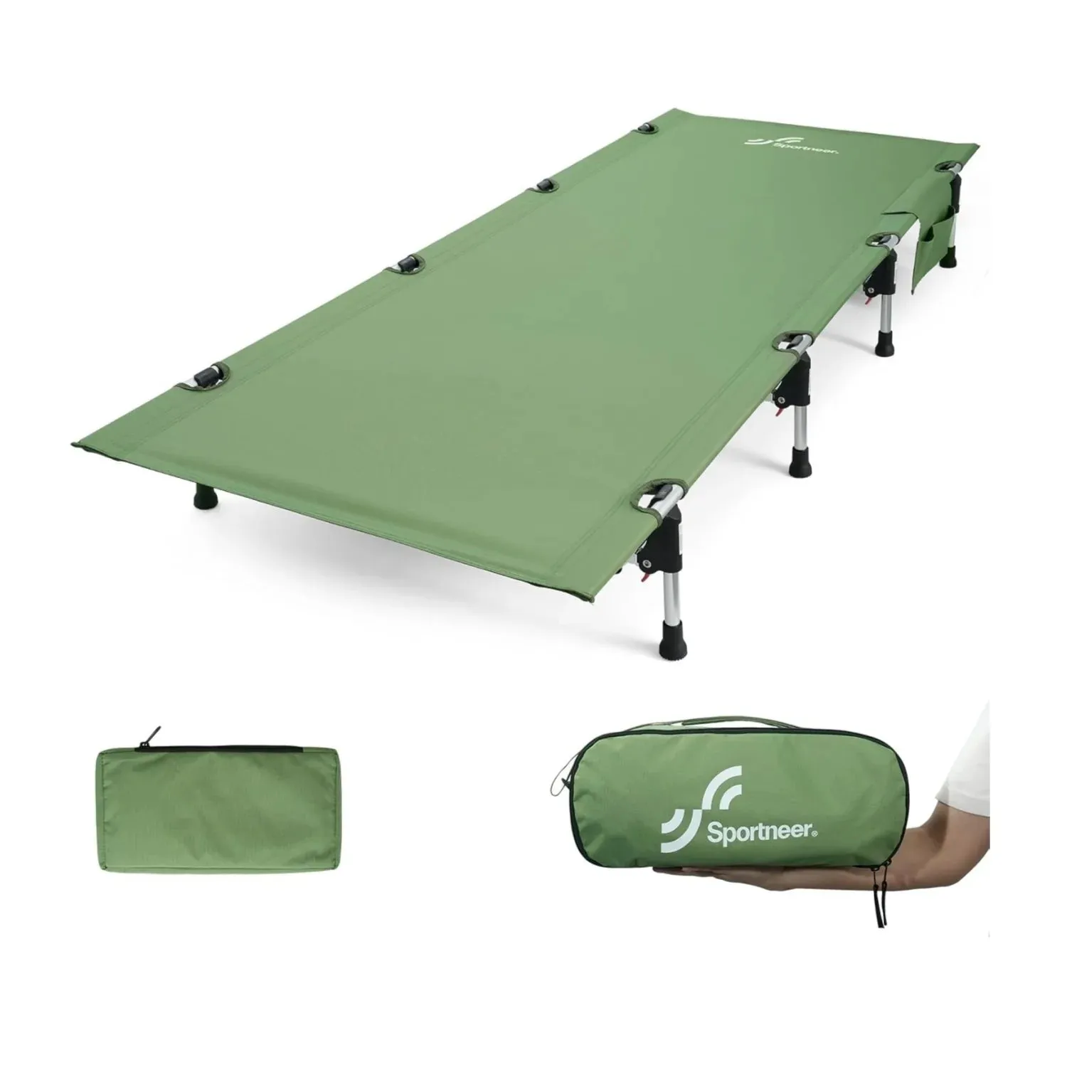 Camping Cot Folding Portable Lightweight Bed for Adults