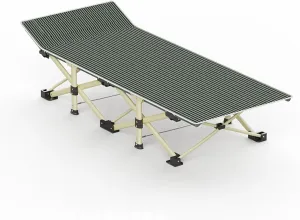 Camping Cot, Portable Bed for Adults, Tent Folding Cot for Sleeping, Lightweight Folding Bed, Supports 150kg/330lbs, Office Nap and Beach Vocation