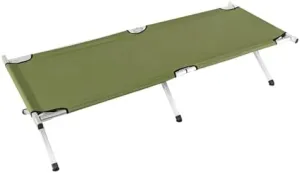 Camping Cot Portable Folding Bed for Adults with Carry Bag, Lightweight and Compact Design, Ideal for Outdoor Travel, Hiking, Beach, and Office Nap, Load Capacity 265LBS