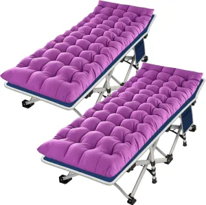 Camping cot with Mattress Comfortable 4