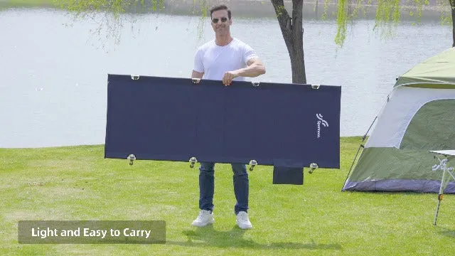 Camping Cot,Folding Cots Lever Lock Portable Lightweight Sleeping Camping Bed for Adults