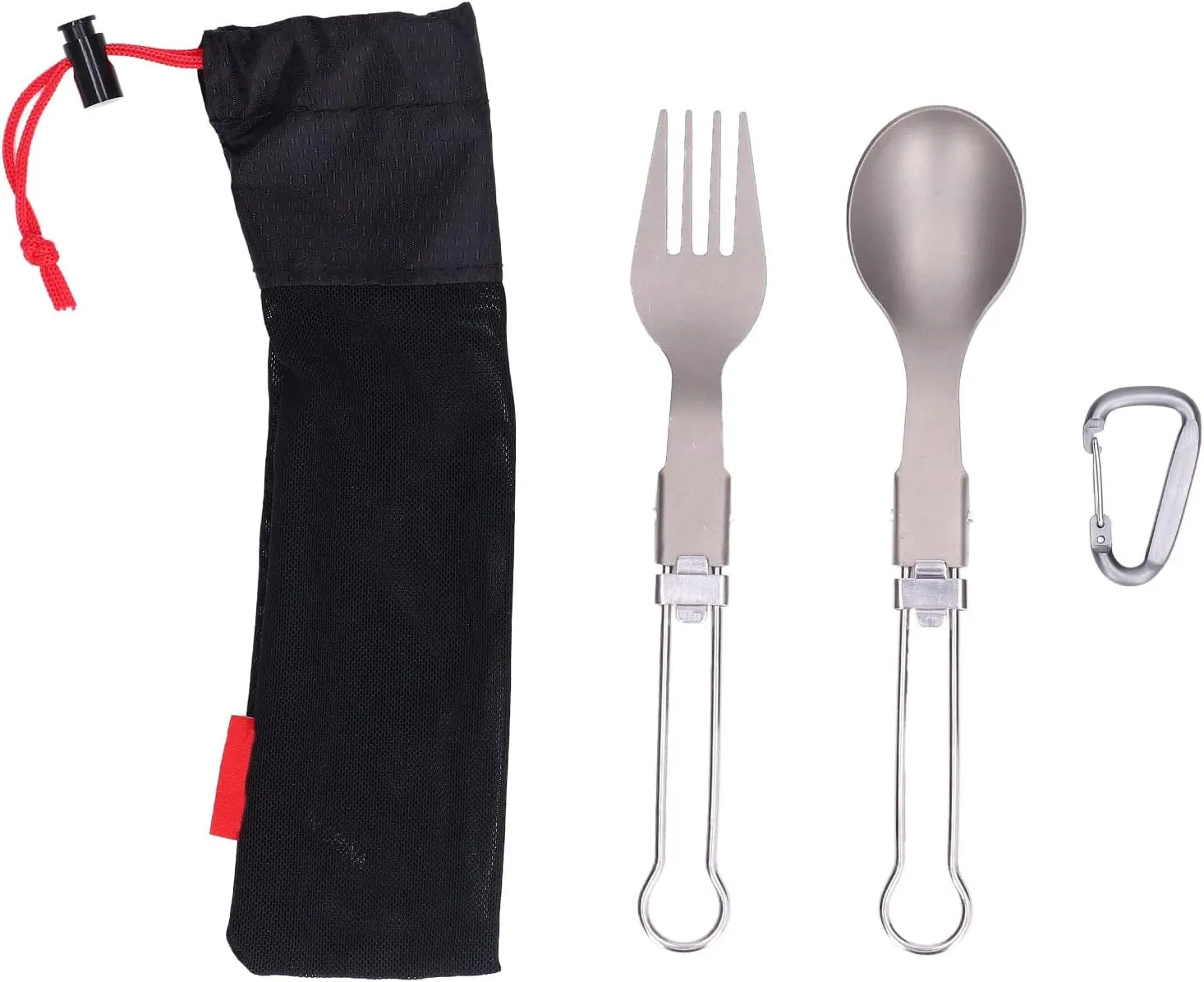 Camping Cutlery Set Foldable Spoon Fork Portable Travel Tableware Outdoor Picnic