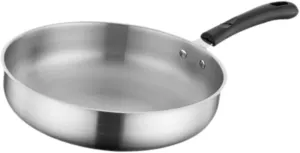 Camping Frying Pan Skillet Nonstick Gift with Handle Cooker Fast Heating Deep Fry Pan Flat Griddle for RV Outdoor Activities