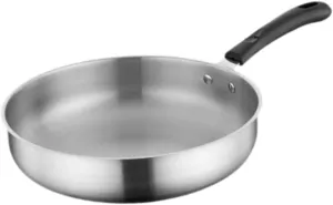 Camping Frying Pan Stainless Steel Nonstick Lightweight Gift Flat Griddle Skillet for Fishing Outdoor RV Cooking Hiking, 25.2cm
