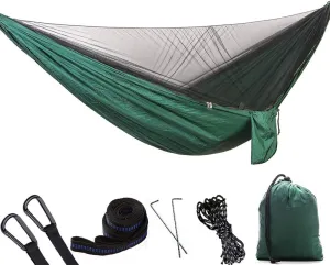 Camping Hammock with Mosquito net Tent Portable Lightweight 2 Person for Outdoors Backpacking Hiking Trekking