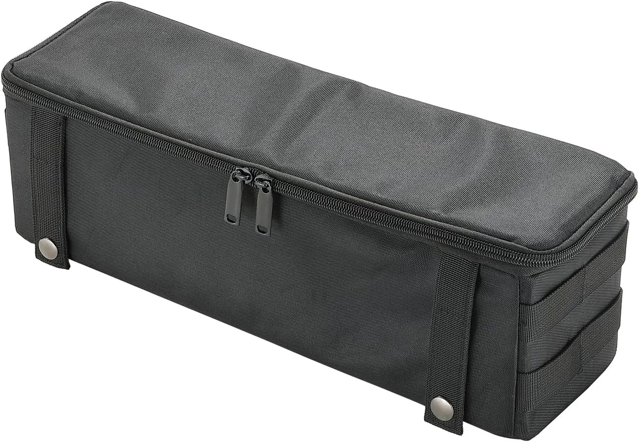 CAMPINGMOON Storage Box Camping Outdoor Side Bag for Tactical Table M Field Rack Black Gear B510-ZJ