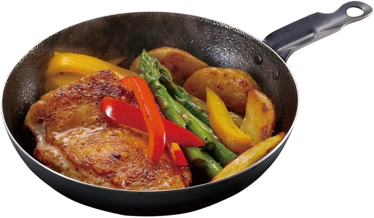 Captain Stag Glamping Kitchen Utensils Skillet Frying Pan Fiber Line