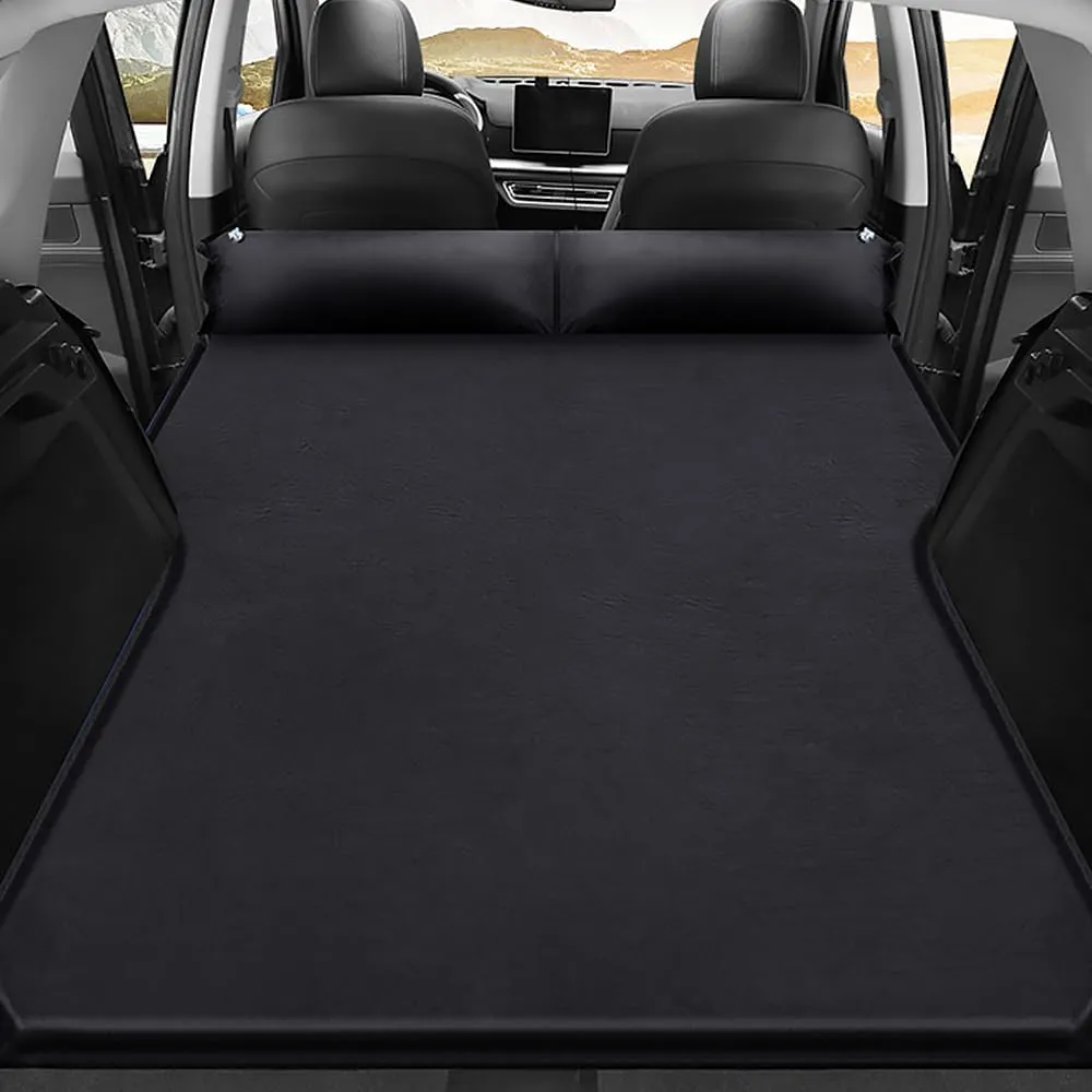 Car Inflatable Mattress for Toyota Corolla Cross XG10 Hybrid ZSG10 2022 2023 2024 Portable Air Sleeping Bed with Pillow Camping Travel Cot Inflatable Trunk Sleeping Pad,Black