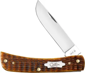 Case XX 52829 Antique Rogers Jigged Bone Single Blade Sodbuster Jr, 6137 SS