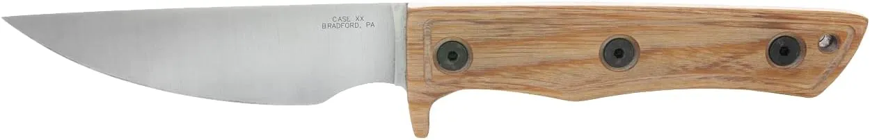 Case xx Composite Hunter Natural Hardwood Fixed Blade 66662 Stainless Knife