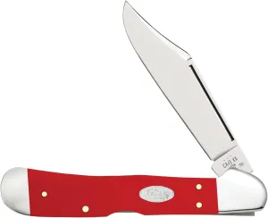 Case XX Pocket Knife COPPERLOCK - SMOOTH RED SYNTHETIC Item #56984-41549L SS - Length Closed: 4 1/4Inches