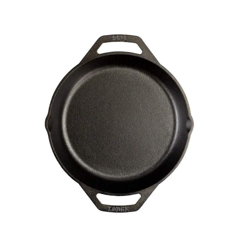 Cast Iron Dual-Handle Pan