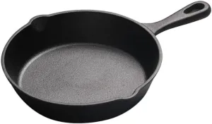 Cast Iron Frying Pan Black Frying Pan, Durable Grill Frying Pan, Stovetop Stovetop, No Chemicals, Indoor And Outdoor Use