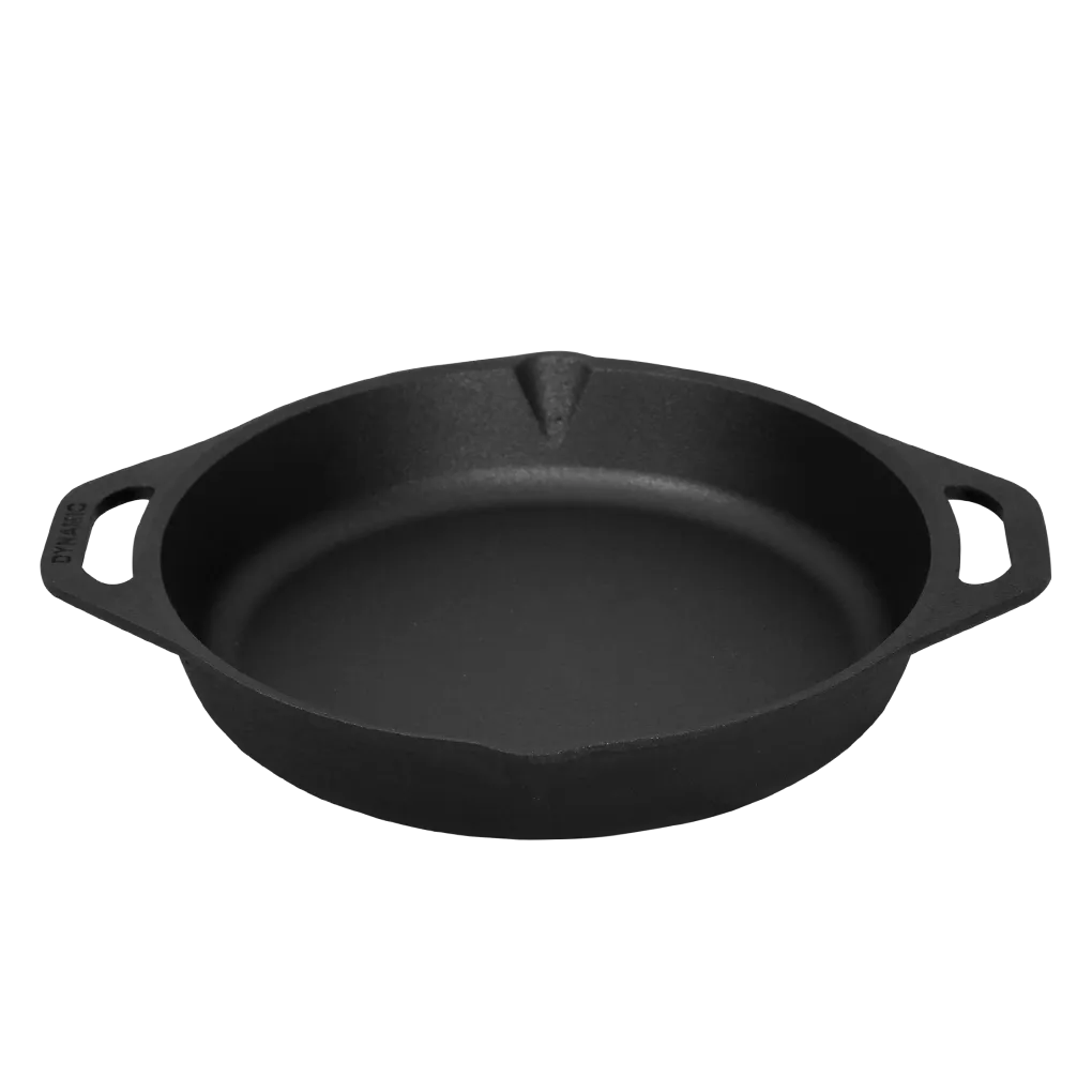 Cast Iron Frying Pan/Skillet (10 Inch / 27.50 cm), Natural Nonstick, Pre-seasoned, 100% Pure, Toxin-free, Induction based Round Fry Pan with Glass Lid