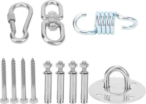 Ceiling Wall Steel Mount Anchor with Bolts Ceiling Buckle Hook Fix Base Yoga Hammock Suspension Bracket Gym Aerial Yoga