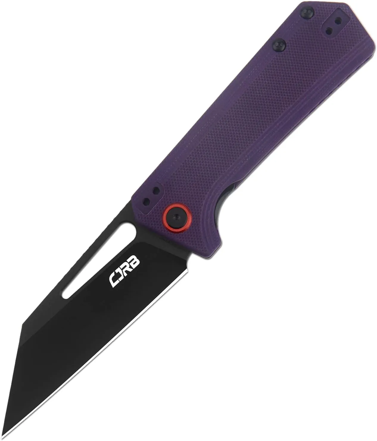 CJRB Folding Knives RUFFIAN (J1924-BVT) AR-RPM9 Powder Steel Black PVD Blade Violet Purple G10 Tactical Handle Pocket Folding Knife EDC Knife Designed by Dirk Pinkerton