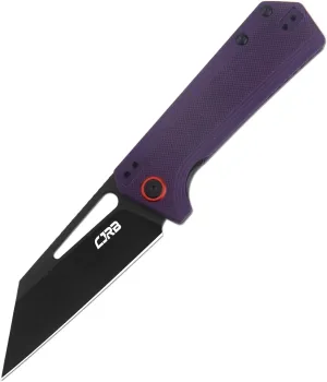 CJRB Folding Knives RUFFIAN (J1924-BVT) AR-RPM9 Powder Steel Black PVD Blade Violet Purple G10 Tactical Handle Pocket Folding Knife EDC Knife Designed by Dirk Pinkerton