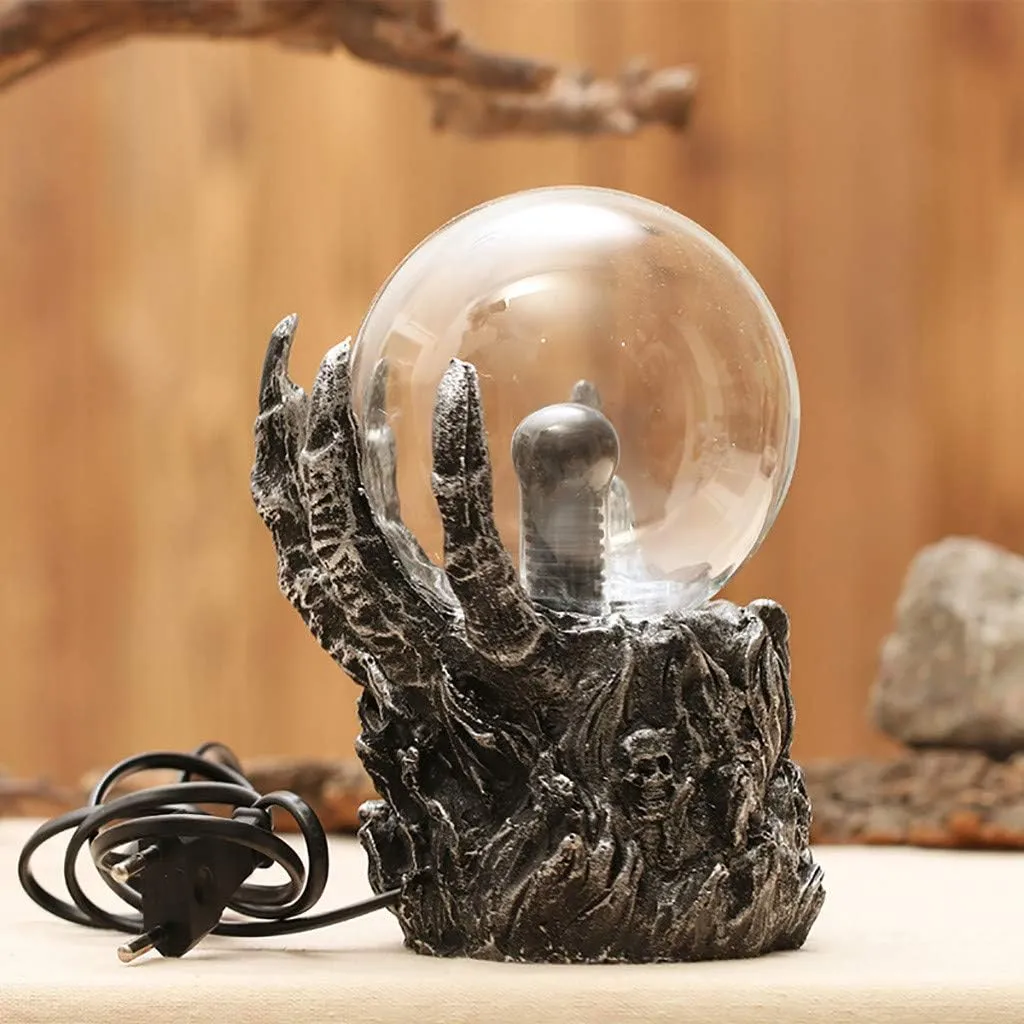 Clean Mattress Ball Electrostatic Ball Ball Halloween Touchs Magic Light Novelty Funny Toy Electric Swing for Babies (Black, One Size)