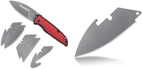 Coast SHIFT, EDC Replaceable Blade Folding Knife, Liner Lock, Double Lock, Pocket Clip, Thumb Studs for Everyday Carry, Sheath Included