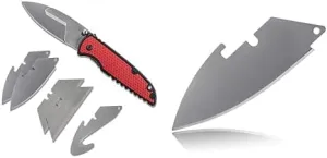 Coast SHIFT, EDC Replaceable Blade Folding Knife, Liner Lock, Double Lock, Pocket Clip, Thumb Studs for Everyday Carry, Sheath Included