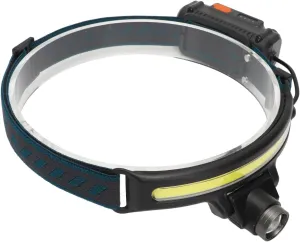 COB Headlamp Intelligent Hand Sensing, Multi Light Source Wick Design, Fast USB Charging, Suitable for Outdoor Hiking, Camping, Running, and Night Fishing with Main Lamp