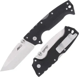 Cold Steel AD-10 3.5" S35VN Steel Ultra-Sharp Blade 5.25" G-10 Handle Tactical Folding Knife with Tri-Ad Locking Mechanism