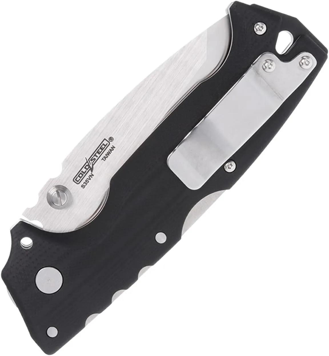 Cold Steel AD-10 3.5" S35VN Steel Ultra-Sharp Blade 5.25" G-10 Handle Tactical Folding Knife with Tri-Ad Locking Mechanism