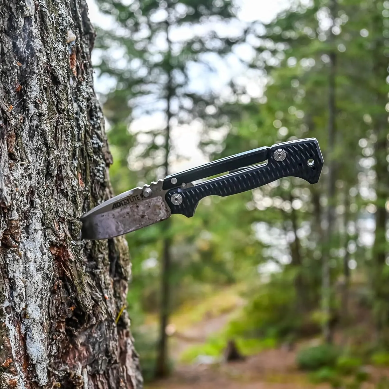 Cold Steel AD-15 Lite 3.5" AUS10A Steel Ultra-Sharp Blade 5" Griv-Ex Handle Tactical Folding Knife - Scorpion Lock, Pocket/Belt Clip