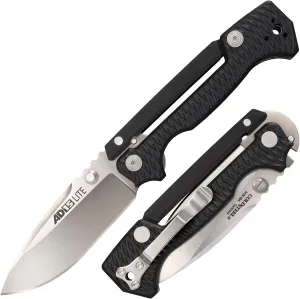 Cold Steel AD-15 Lite 3.5" AUS10A Steel Ultra-Sharp Blade 5" Griv-Ex Handle Tactical Folding Knife - Scorpion Lock, Pocket/Belt Clip