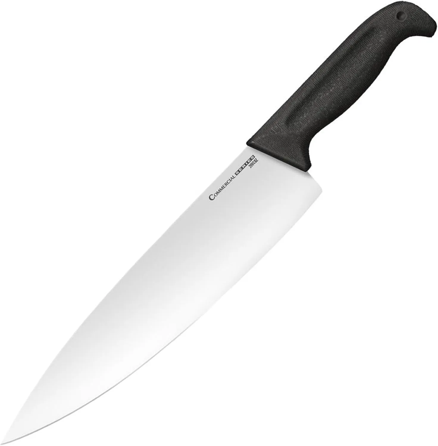 Cold Steel Chef's Knife | 10" Durable German 4116Stainless Steel Fixed Blade Knife with Ergonomic Non-Slip Handle | Versatile Design for Professional & Home Kitchens | Commercial Series