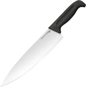 Cold Steel Chef's Knife | 10" Durable German 4116Stainless Steel Fixed Blade Knife with Ergonomic Non-Slip Handle | Versatile Design for Professional & Home Kitchens | Commercial Series