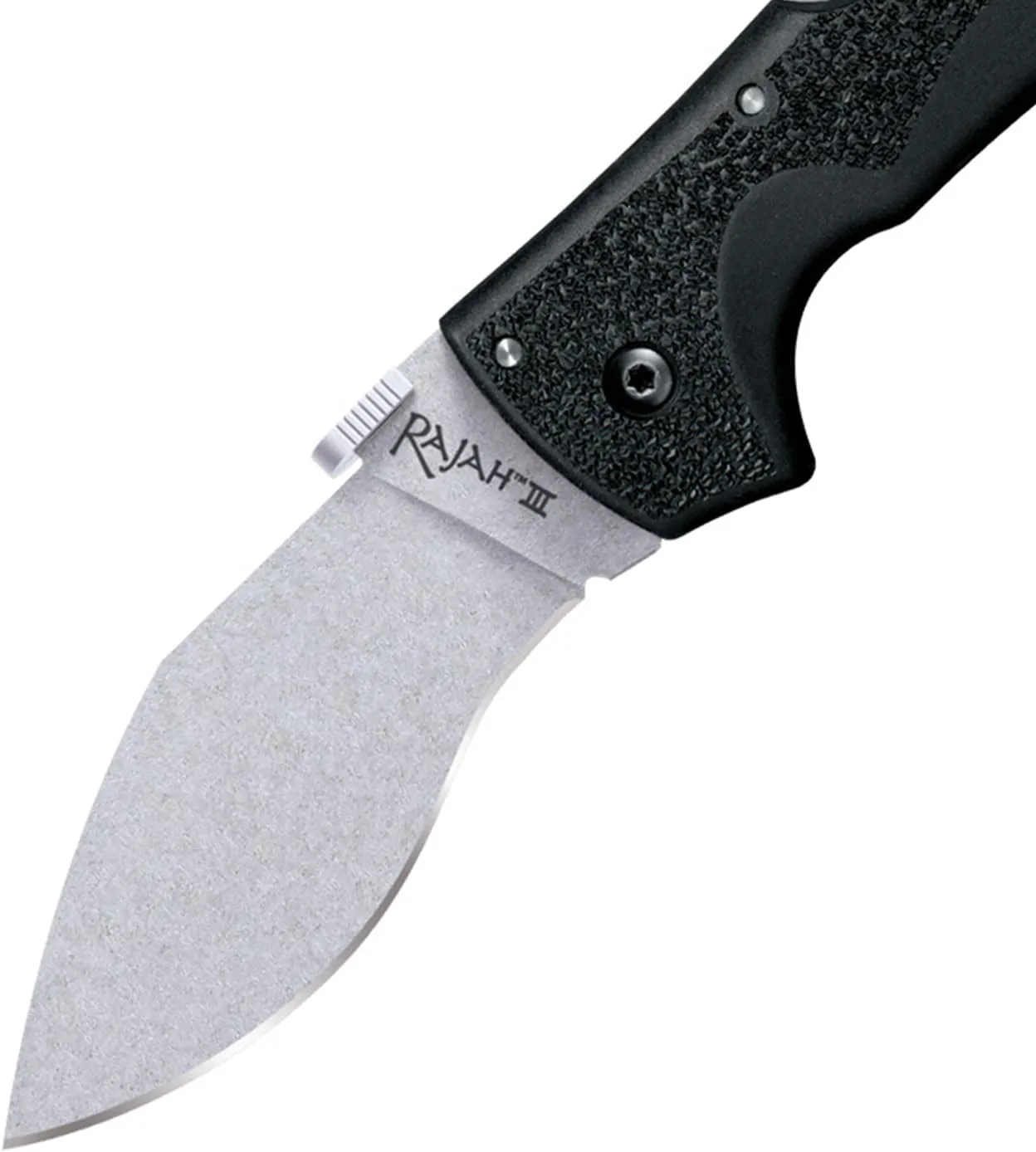 Cold Steel Rajah Series Japanese AUS10A Razor-Sharp Blade Griv-Ex Handle Tactical Folding Knife with Tri-Ad Lock, Ambidextrous Pocket/Belt Clip