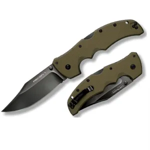 Cold Steel Recon 1 Clip Pnt 4in Bld 9-3-8in Overall -OD Grn