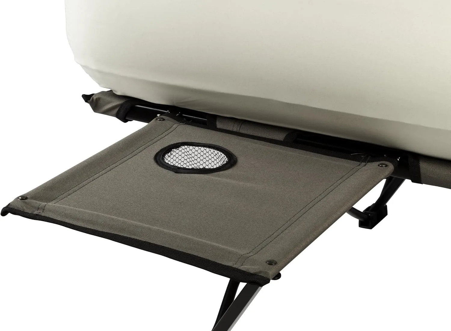Coleman Camping Cot Air Mattress & Pump Combo Folding Camp Cot & Air Bed with Side Table & Battery-Operated Pump Great for Comfortable Outdoor Sleeping & Camping