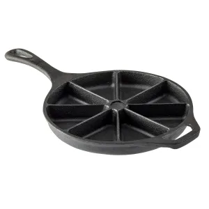 CORN BREAD SKILLET WITH HANDLE, CAST IRON