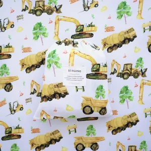Cot Sheet | Construction Trucks