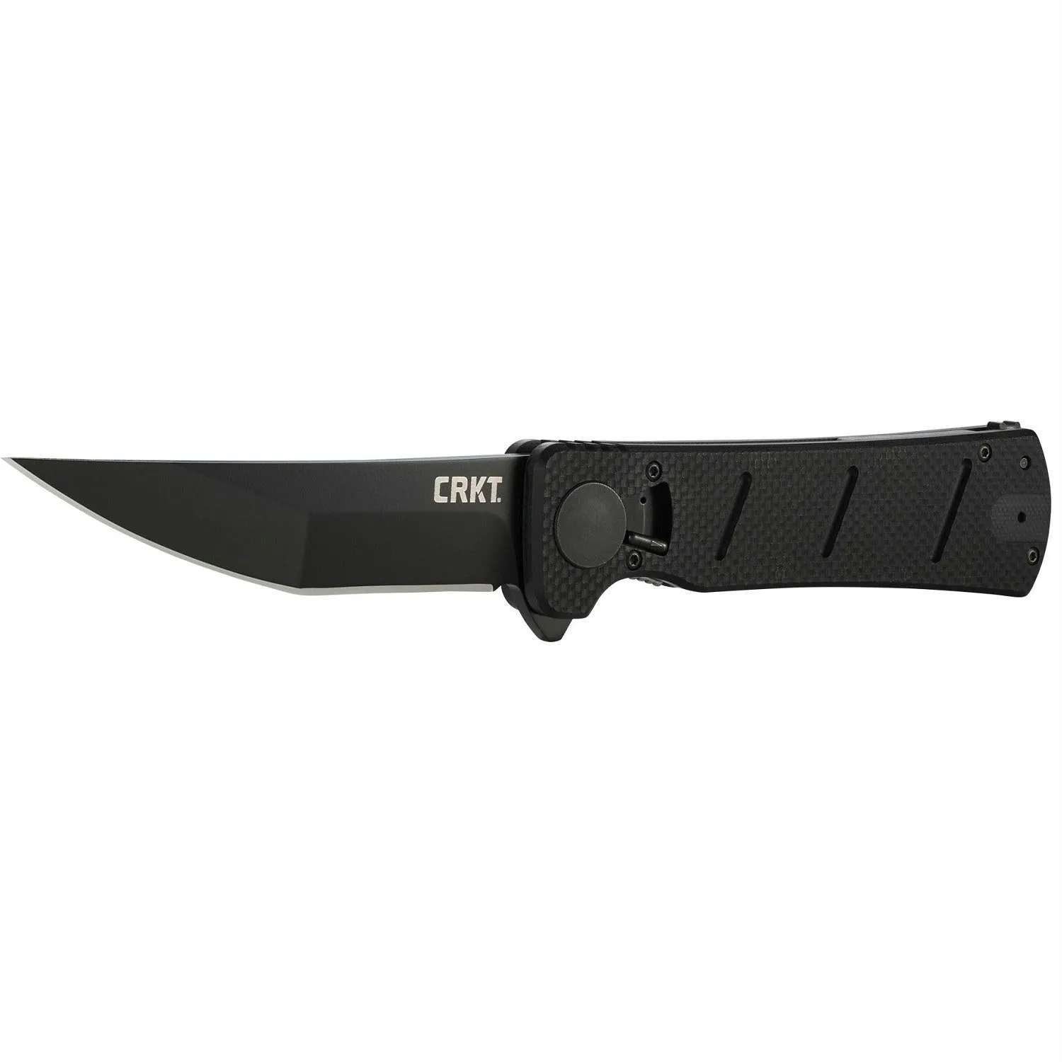 CRKT Goken Folder 3.69 in Black Plainedge Blade G10 Handle