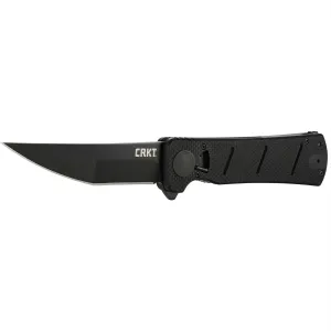 CRKT Goken Folder 3.69 in Black Plainedge Blade G10 Handle