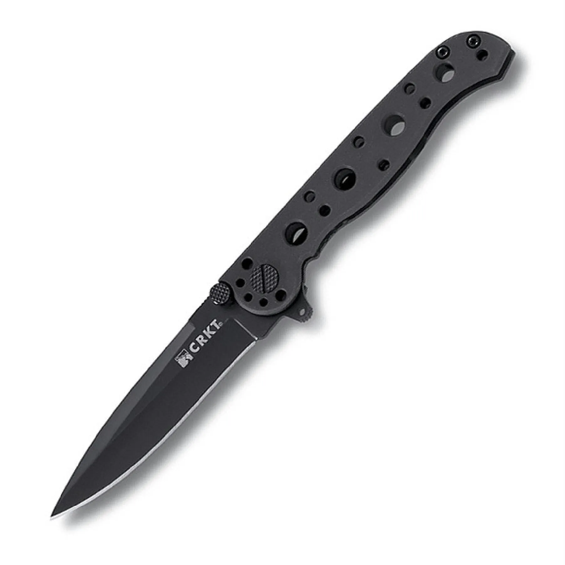 CRKT M16-01KS Folder 3.1 Black Spear Point Plain SS Handle